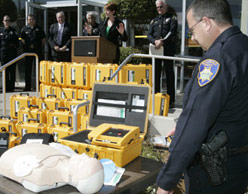 Automated External Defibrillators in the news.